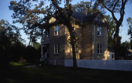 Caron House west view